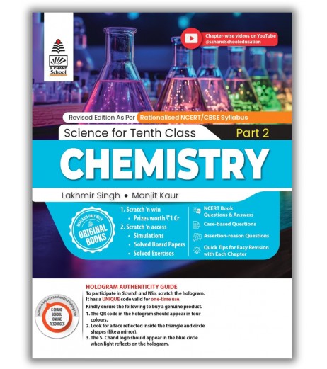 Lakhmir Singh Science For Class 10 Part 2 Chemistry As Per NCF 2023 | Latest Edition Lakhmir Singh Science For Class 10 Part 2 Chemistry As Per NCF 2023 | Latest Edition