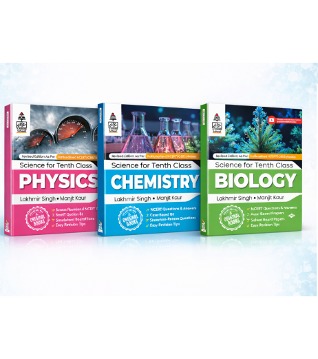 Lakhmir Singh Class 10 Science Combo PCB | Latest Edition CBSE Class 10 - SchoolChamp.net