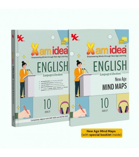 Xam Idea CBSE English Class 10 | Latest Edition Xam Idea CBSE English (Language & Literature) Class 10 | 2026-27 Edition