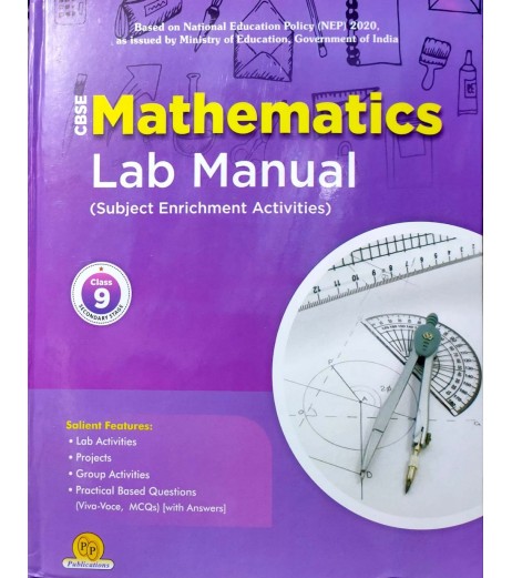 PP Publication CBSE Mathematics Lab Manual for Class 9