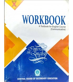 English Workbook  A textbook for English course Communicative Class 10