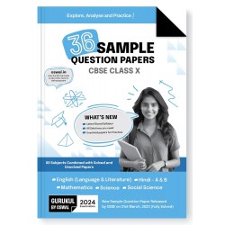 Gurukul 36 Sample Question Papers CBSE  for Class 10 | Latest Edition
