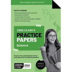 Gurukul Science Practice Papers for CBSE Class 10| Latest Edition
