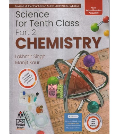 Lakhmir Singh Science For Class 10 Part 2 Chemistry  2023 edition