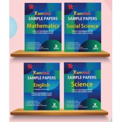 Xam idea Sample Papers Science, Social Science, Mathematics & English Class 10 for 2024 Exam 