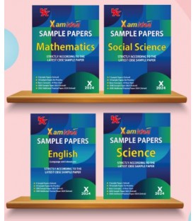 Xam idea Sample Papers Science, Social Science, Mathematics & English Class 10 for 2024 Exam 