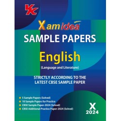 Xam idea Sample Papers English Class 10 for 2024 Exam 