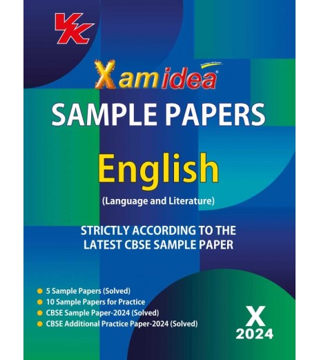 Xam idea Sample Papers English Class 10 for 2024 CBSE Board Exam
