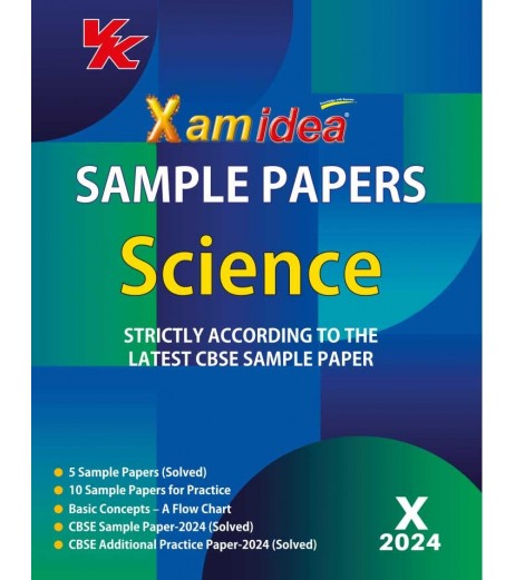 Xam idea Sample Papers Science, Social Science, Mathematics & English Class 10 for 2024 Exam