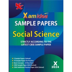 Xam idea Sample Papers Science, Social Science, Mathematics & English Class 10 for 2024 Exam 