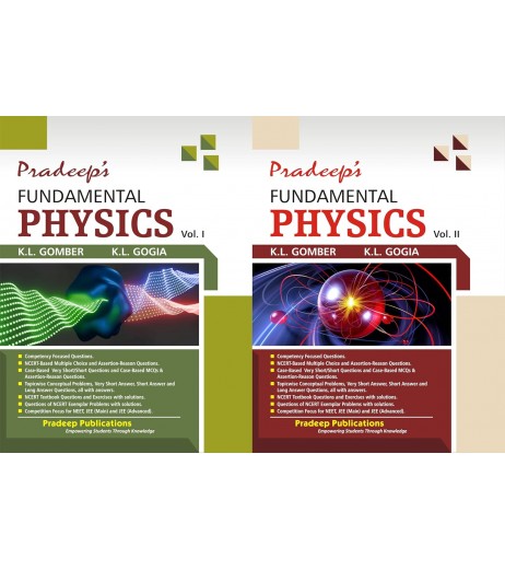 Pradeep's Fundamental Physics Vol.I & II for Class 11 |2026 edition