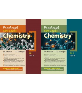 Pradeep New Course Chemistry for Class 11  Vol 1 and 2 By SC Kheterpal |Latest edition 