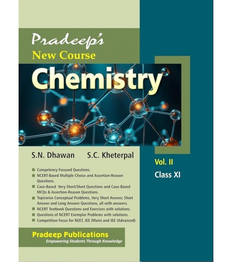 Pradeep New Course Chemistry for Class 11  Vol 1 and 2 By SC Kheterpal |Latest edition