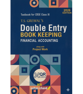 T S Grewals Double Entry Book Keeping for CBSE Class 11 | Latest Edition