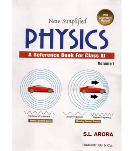 New Simplified Physics by S L Arora Reference Book for CBSE Class 11 Set of 2 Books | Latest Edition CBSE Class 11 - SchoolChamp.net