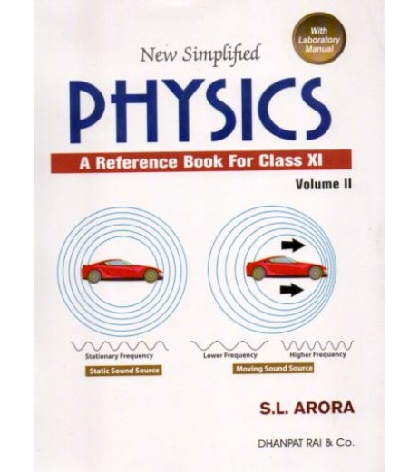 New Simplified Physics by S L Arora Reference Book for CBSE Class 11 Set of 2 Books | Latest Edition CBSE Class 11 - SchoolChamp.net