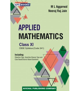 Applied Mathematics for CBSE Class 11 by M L Aggarwal Code 241 | Latest Edition