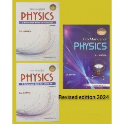 New Simplified Physics for CBSE Class 12 Set of 2 Books by S L Arora Along with Physics lab Manual| Latest Edition
