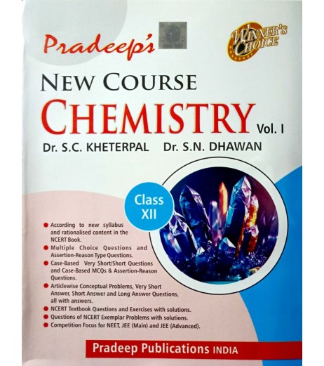 Pradeep New Course Chemistry for Class 12 Vol 1 and 2 By SC Kheterpal |2024-25