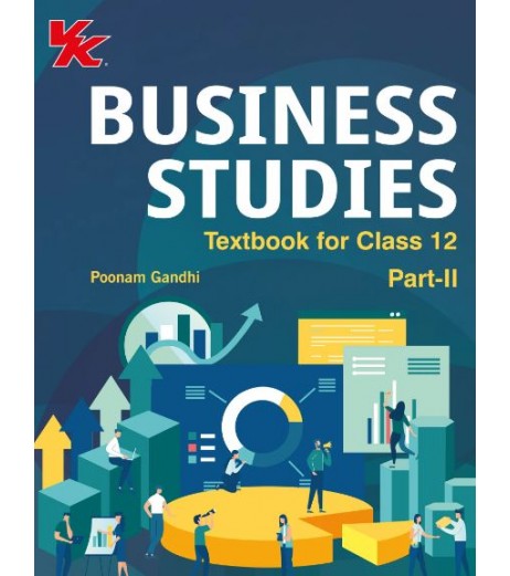 VK Business Studies for CBSE Class 12 Part I & II by Poonam Gandhi | Latest Edition