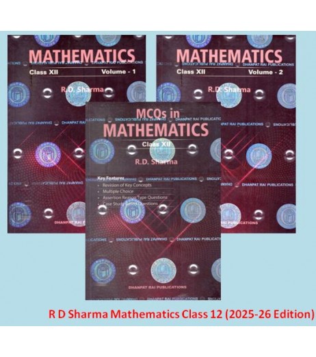 Mathematics for CBSE Class-12 by RD Sharma  Latest Edition