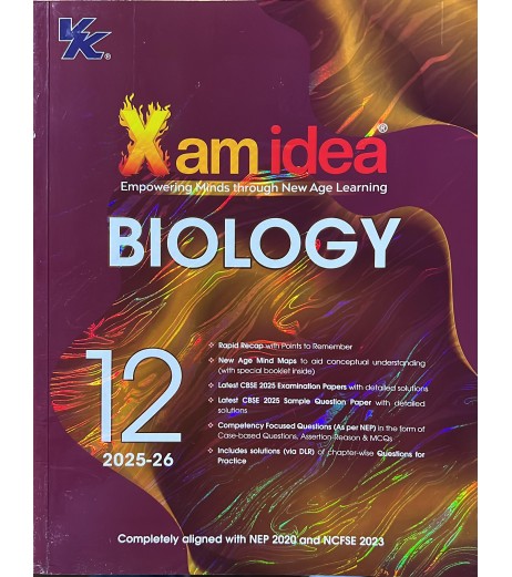 Xam idea Biology CBSE Class 12 | 2025-26  Edition