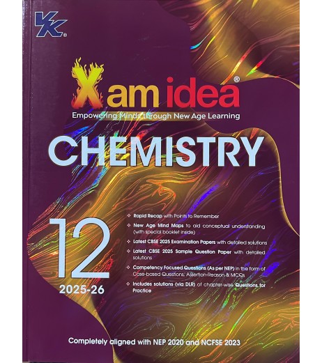 Xam idea Chemistry for CBSE Class 12 | 2025-26 
