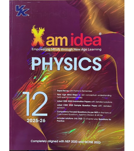 Xam idea Physics for CBSE Class 12 | Latest Edition