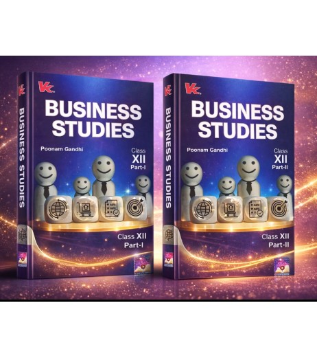 VK Business Studies for CBSE Class 12 Part I & II by Poonam Gandhi | Latest Edition
