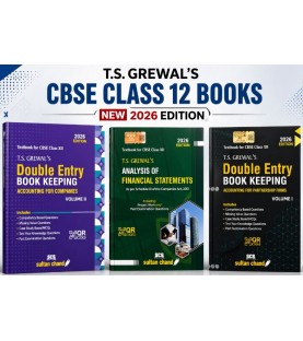 T S Grewals Accounting books for CBSE Class 12 Set Of 3 Books | Latest Edition