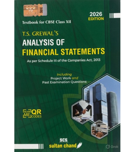 T S Grewals Analysis of Financial Statements for Class 12 | 2026-27 Edition