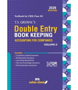 T S Grewals Double Entry Book Keeping Vol 2 CBSE Class 12
