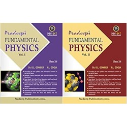 Pradeep's Fundamental Physics Vol.I & II for Class 12|Latest edition 