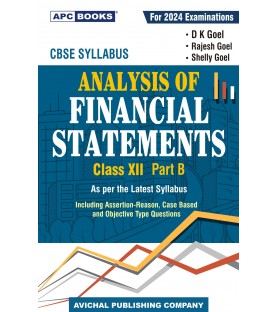 Accountancy Part B Analysis of Financial Statements for CBSE Class 12 by D K Goel | Latest Edition
