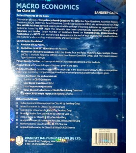 Introductory Macro Economics for CBSE Class 12 by Sandeep Garg | Latest Edition