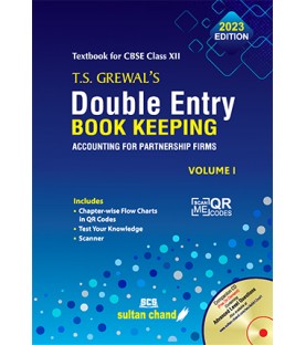 T S Grewals Double Entry Book Keeping  Vol 1 for CBSE Class 12 | Latest Edition 