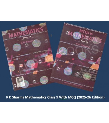 Mathematics for Class 9 by R D Sharma with MCQ Term 1 & 2 CBSE Class 9 