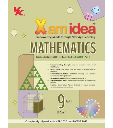 Xam Idea CBSE Mathematics Class 9 Part 1 | Latest Edition