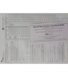 DNA ICSE Board paper Practice WorkSheet |10 Sheet
