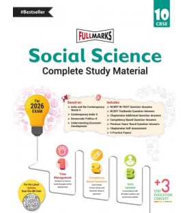 Full Marks Guide Social Science for Class 10 | Latest Edition