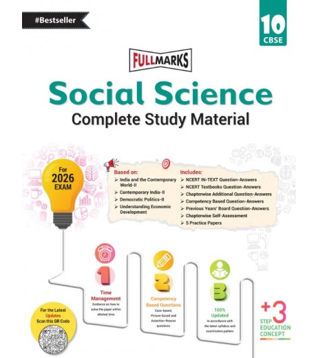 Full Marks Guide Social Science for Class 10 | Latest Edition