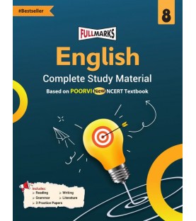 Full Marks Poorvi English Guide CBSE Class 8 | Latest Edition