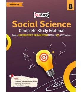 Full Marks Exploring Society- Social Science Guide Class 8 Part i And Part II | Latest Edition