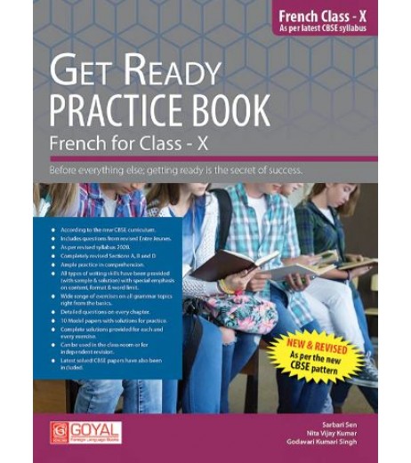 Get Ready Practice Book French For Class 10
