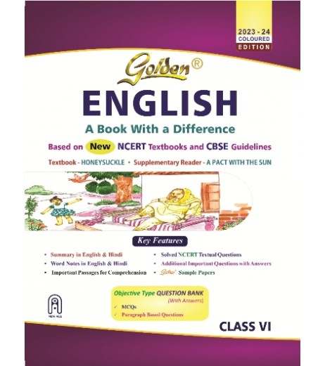 Golden® English (With Sample Papers): A Book With A Difference for Class VI CBSE Class 6 - SchoolChamp.net