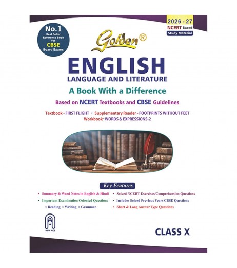 Golden English Language and Literature: (With Sample Papers) A book with a Difference for Class - 10 R. K. Gupta Golden English Language and Literature: (With Sample Papers) A book with a Difference for Class - 10