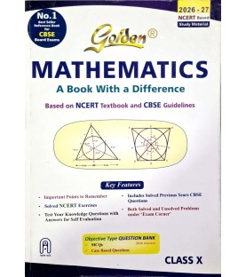 Golden Mathematics: (With Sample Papers) A book with a Difference for Class-10
