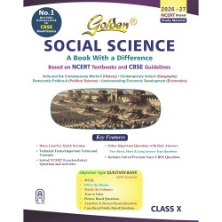 Golden Social Science: (With Sample Papers) A book with a