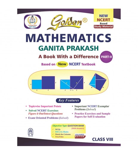 Golden Guide Mathematics Ganita Prakash Class- 8 Part-II | NEP 2020