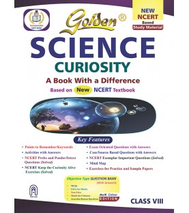 Golden Guide Science CURIOSITY for Class  8 book | NEP2020